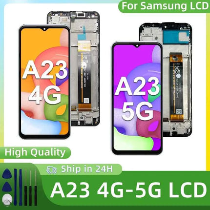 IPS For Samsung Galaxy A23 Display A235 SM-A235F LCD Touch Screen Digitizer A23 5G Display A236 LCD SM-A236U A236B Replace Parts