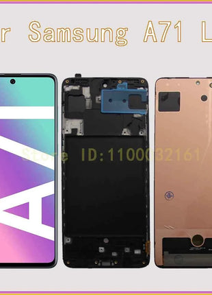 Display AMOLED Per Samsung A71 LCD A715F Schermo Digitizer Assembly Per Samsung Galaxy A71 Display SM-A715W SM-A715F/DS LCD