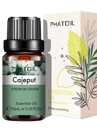 PHATOIL Natural Plant Essential Oil 10ml Eucalyptus Lavender Bergamot Vanilla Peppermint 1PCS Aroma Essential Oils For Diffuser