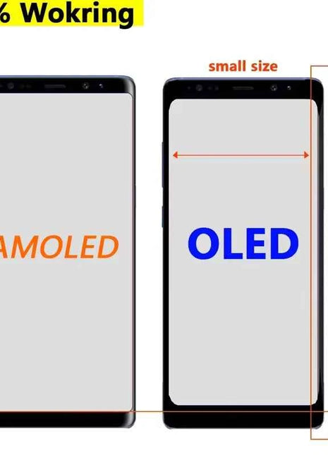 Display AMOLED per SAMSUNG Galaxy S9 G960 Display Touch Screen Digitizer Assembly G960F/DS OLED LCD con sostituzione del telaio
