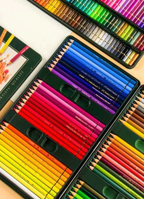 Faber Castell Polychromos 12/24/36/60/72/120 Colors Professional Oily Colored Pencils Artist Pencil For Drawing Supplies 1100