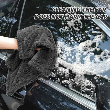 SEAMETAL Car Wash Towel 1200GSM Microfiber Double-Sided Ultra Absorbent Car Wash Cloth Cleaning Drying Towel Washing Accessories