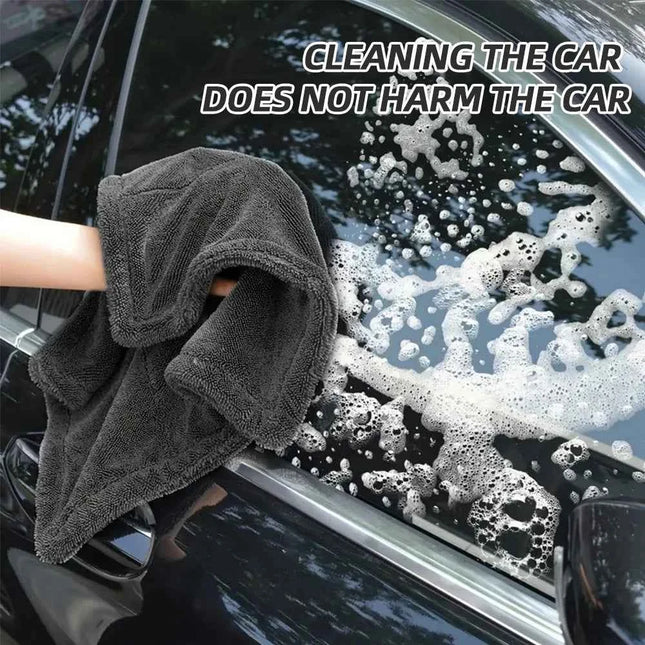 SEAMETAL Car Wash Towel 1200GSM Microfiber Double-Sided Ultra Absorbent Car Wash Cloth Cleaning Drying Towel Washing Accessories