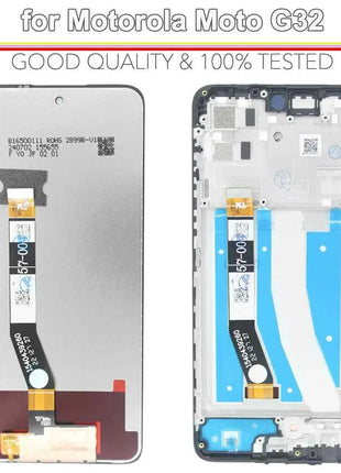 Nuovo LCD per Motorola Moto G32 2022 ‎ Sostituzione del gruppo touch screen display LCD per Moto G32 XT2235 XT2235-2 LCD con cornice