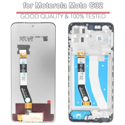 Nuovo LCD per Motorola Moto G32 2022 ‎ Sostituzione del gruppo touch screen display LCD per Moto G32 XT2235 XT2235-2 LCD con cornice