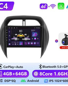 Podofo 6+128G Wireless CarPlay Android Auto Radio for Toyota RAV4 2003-2005(LHD) Car Multimedia Player GPS WIFI 2 Din Autoradio