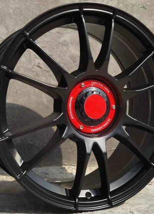 Ruote da corsa per auto in lega ultraleggera nera da 18 pollici 5x100 5x114.3 per Toyota Honda Mazda Subaru Volkswagen Polo Golf