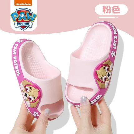 Paw Patrol Chase Zoccoli per bambini Scarpe per bambini per interni ed esterni, Decorazione traspirante con suola antiscivolo ad asciugatura rapida, comode pantofole