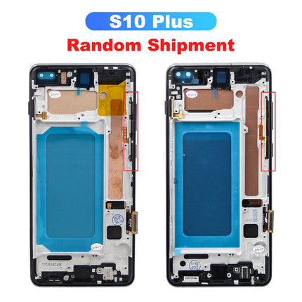 TFT con cornice per Samsung S10 Plus S10 + G975F Display LCD Touch Screen digitale per Samsung S10 G973F Parti di ricambio per schermo