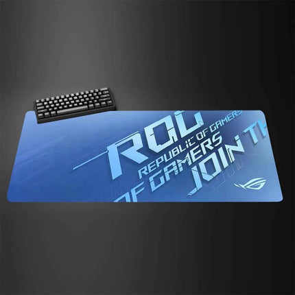 Asus Rog Mause Pad Anime Mouse Mats Gaming Computer Desk Mat Mouse Carpet Pc Accessories Gamer Mouse Pad Speed Rubber Mat
