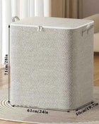 1pc Household Large Capacity Storage Bag Non-woven Material, Closet Wardrobe Organizer Can Be Used For Quilt Clothing, Toys