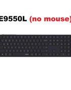 Rapoo 9560M Wireless Keyboard and Mouse Combo E9550L USB-C Rechargeable 110-Key Ultra-Thin Keyboard and MT760SE Wireless Mouse