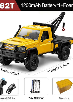 MN82S RC Crawler 1/12 Full Scale LC79 RC Pickup Short Truck 4WD Remote Control Climbing Off-road Car Toys for Kids Adults Gifts
