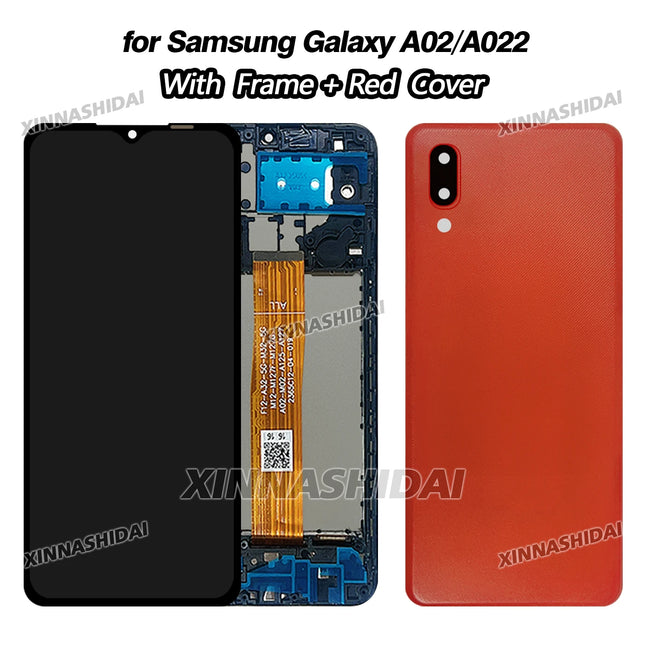 Display LCD da 6,5 pollici per Samsung Galaxy A02, digitalizzatore touchscreen per Samsung A022 LCD SM-A022M A022F A022G, ricambi
