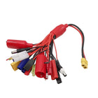 Batteria Lipo multifunzionale 8IN1 / 19IN1 Spina caricabatterie multiplo Converti cavo Linea di trasferimento Accessori RC per caricabatterie IMAX B6
