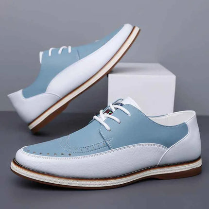 Scarpe Oxford da Uomo Primavera-Estate, Taglie Grandi 39-50, Comode Scarpe Casual in Pelle, Sneakers Traspiranti Versatili, Calzature Formali