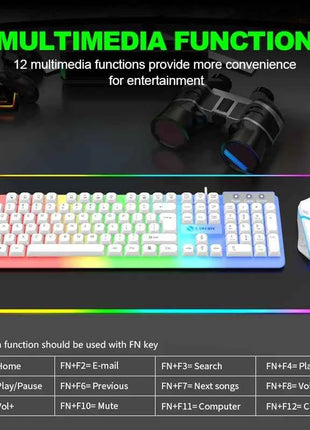 NG GTX350 Gaming Keyboard Mouse Combos Computer Laptop Backlight Gamer Kit LED Wired Usb Keyboard GTX350 Set-Black