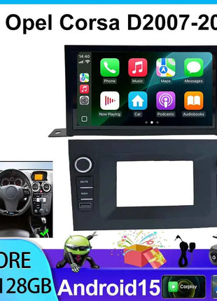 Android Car Radio Stereo for Opel Corsa D 2007-2012 with CarPlay AndroidAuto IPS Multimedia Player Navigation BT5.0 WiFi