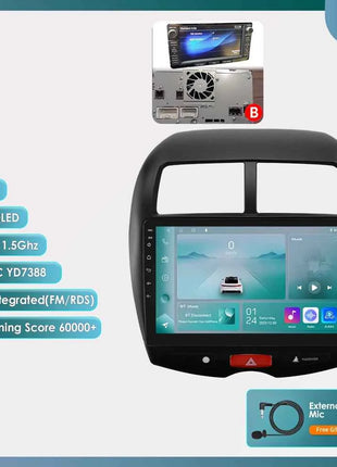Hizpo 10.1" Car Radio Intelligent Systems For Mitsubishi ASX 1 2010 - 2018 Multimedia CarPlay Android Auto GPS No 2 din 2din DVD