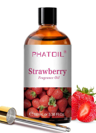PHATOIL 100ml Aromatherapy Fragrance Oil Coconut & Vanilla Strawberry Cherry Lemon 1/2/3pcs Aroma Oil For Diffuser Candle Making