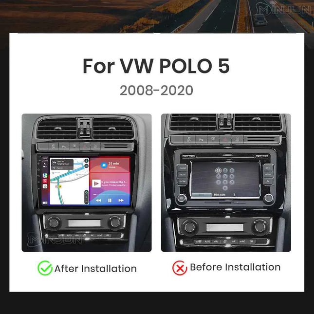 Android 15 For Volkswagen VW POLO 5 Sedan 2008 - 2023 Car Radio Navigation Multimedia Player Carplay Auto Stereo DSP WIFI+4G GPS