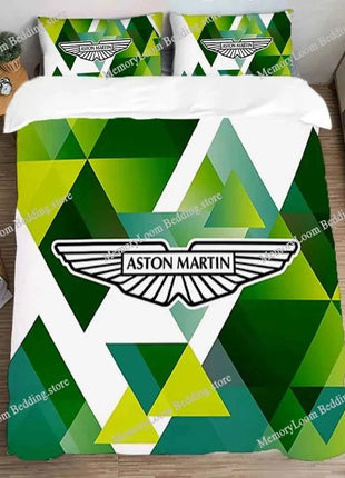 Single Double Large Size Queen Bed Comforter Sets A-Aston Martin Aramco Formula One TeamS Bedding Decorations Quilt Cover Set