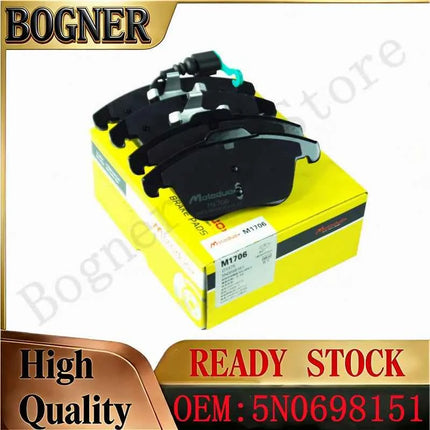 Brand New Moleduo Front Brake Pads D1375 5N0698151 Suitable for Volkswagen Tiguan New Passat Audi Q3 Baowo BX5/BX6/BX7 Ceramic