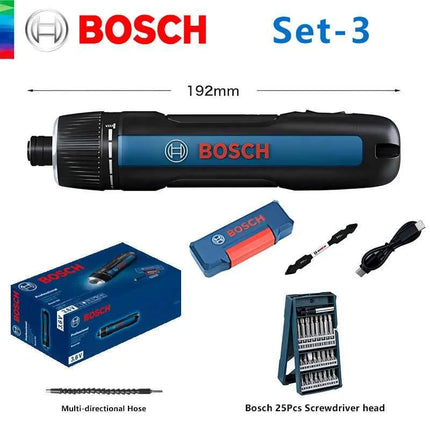 BOSCH GO 3 Cordless Screwdriver 3.6V Lithium-ion Battery Rechargeable Cordless Drill with Box Bosch go3 Professional Tool Set
