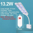 Super Bright Clip Lamp LED Aquarium Light for Aquatic Plant Grow Fish Tank Full Spectrum Timing Lamp 220-240V 30~70CM 4W 8W 13W