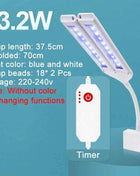 Super Bright Clip Lamp LED Aquarium Light for Aquatic Plant Grow Fish Tank Full Spectrum Timing Lamp 220-240V 30~70CM 4W 8W 13W