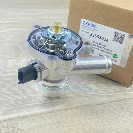 55593034 25200455 Gruppo alloggiamento termostato liquido di raffreddamento motore in alluminio per Chevy Chevrolet Trax Buick Encore 1.4L 2011-2020