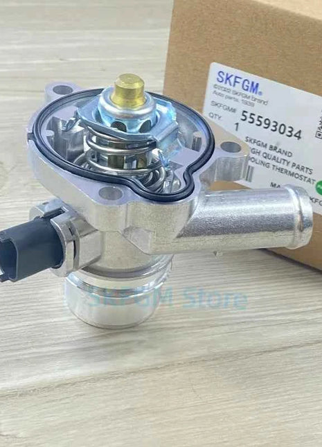 55593034 25200455 Gruppo alloggiamento termostato liquido di raffreddamento motore in alluminio per Chevy Chevrolet Trax Buick Encore 1.4L 2011-2020