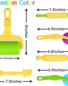 Puzzle Kit di strumenti per pasta da gioco per bambini Numero Lettere Simboli Frese Rulli per pasta Accessori per plastilina in argilla Giocattoli fai da te in età prescolare