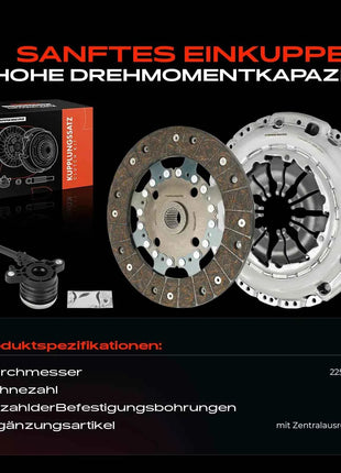 Kit Frizione Frankberg 1x per Mercedes-Benz Citan Box/MPV W415 Citan Mixto (Doppia Cabina) Citan Tourer Nissan A4152501000