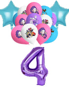 Decorazioni per feste di compleanno a tema stoviglie: tovaglioli di carta, bicchieri, piatti, scatole per caramelle, sacchetti regalo, striscioni e fondali per feste per bambini