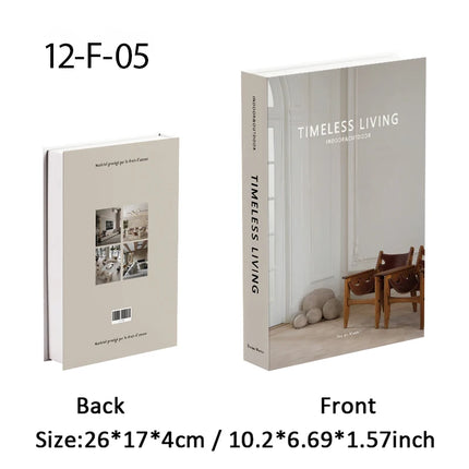 Boho Bauhaus Picasso Matisse Cucina Libri finti Decorazione Tavolino di moda di lusso Scatola portaoggetti decorativa Decorazione estetica