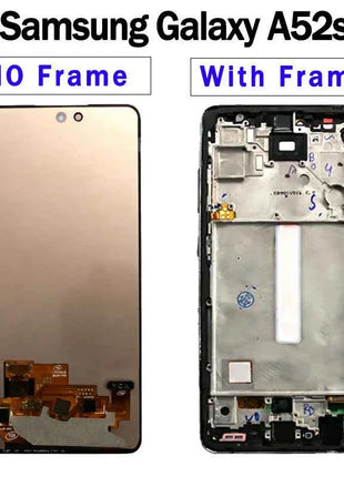 Nuovo Super AMOLED per Samsung A52s 5G Display LCD Touch Screen Digitizer per Samsung A52s 5G A528B A528B/DS A528N Schermo LCD
