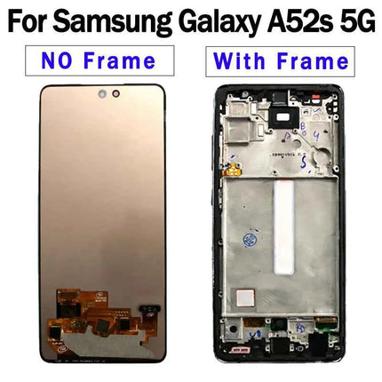 Nuovo Super AMOLED per Samsung A52s 5G Display LCD Touch Screen Digitizer per Samsung A52s 5G A528B A528B/DS A528N Schermo LCD