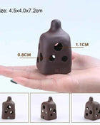 Ceramic House Fish Tank Aquarium Decoration Fish Shrimps Shelter House Pottery Scorpion House Canister Simulation Stone Ornament