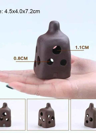 Ceramic House Fish Tank Aquarium Decoration Fish Shrimps Shelter House Pottery Scorpion House Canister Simulation Stone Ornament