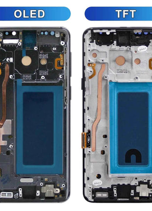 AMOLED/TFT LCD Per Samsung S9 G960 G9600 G960F Display Touch Screen Digitizer Assembly Sostituzione Con Telaio