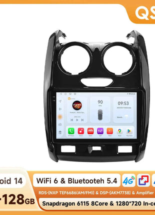Android Car Radio Player audio for Renault Duster 2015 - 2020 wireless Carplay Android Auto 2din GPS Intelligent Multimedia DSP