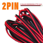 1m/5m/10m 2PIN 3PIN 5PIN 6PIN LED Wire Cable 22AWG Electric Wires Extension For WS2812B WS2811 5050 RGB RGBW LED Strip Light