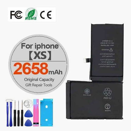 High Capacity Battery For iPhone 4 4S 5 5S 5C SE 2020 6 6S 7 8 SE2 Plus X XR XS 11 Pro Max Mobile Phone Pack New 0 Cycle Seal