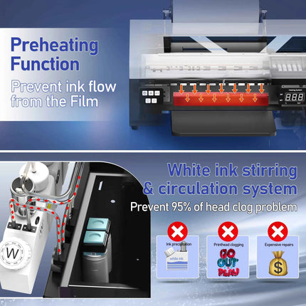 A4 DTF Printer For Epson L805 Impressora A4 Direct to Film Printing Machine A4 DTF Printer For T-Shirt Hoodies Shoes A4 DTF