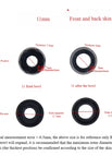 11mm Front and Rear