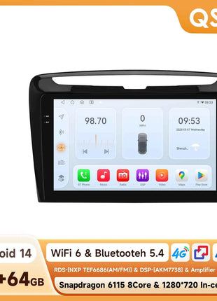 Qualcomm 8-Core 360° Panoramic Camera Wireless CarPlay Android Auto Car Radio for Lancia Ypsilon 2012 - 2020 Multimedia GPS 4G