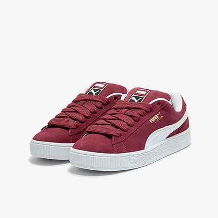 Puma genuine Suede new men's and women's low cut lace up sports and leisure board shoes 395205-12