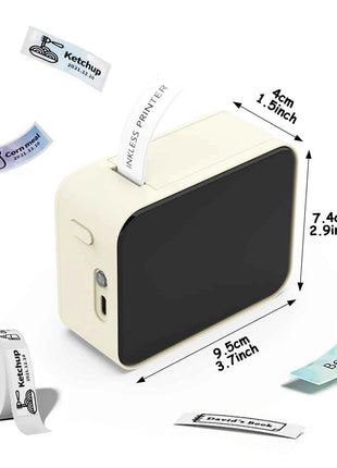 MarkLife P15 Thermal Label Printer Mini Portable Wireless Bluetooth-compatible Labeling Sticker Machine for Home Office