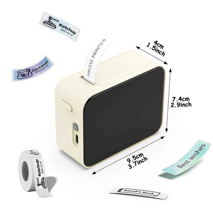 MarkLife P15 Thermal Label Printer Mini Portable Wireless Bluetooth-compatible Labeling Sticker Machine for Home Office